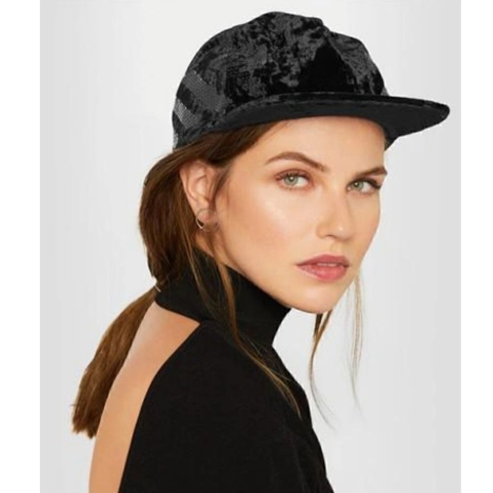 Off-White Velvet Cap